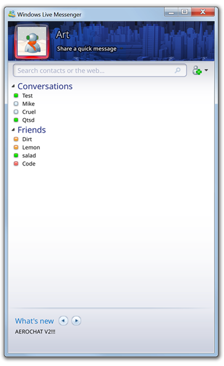 A screenshot of the main window of the application.